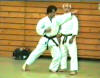 Noboru Suzuki Wado Ryu Karate demonstriert Shindo Yoshin Ryu Jujutsu